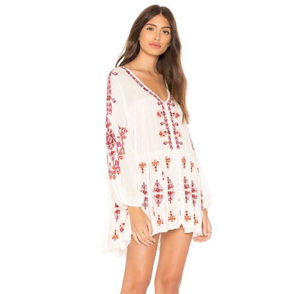 Free People Tops - NWT Free People Arianna Embroidered Tunic